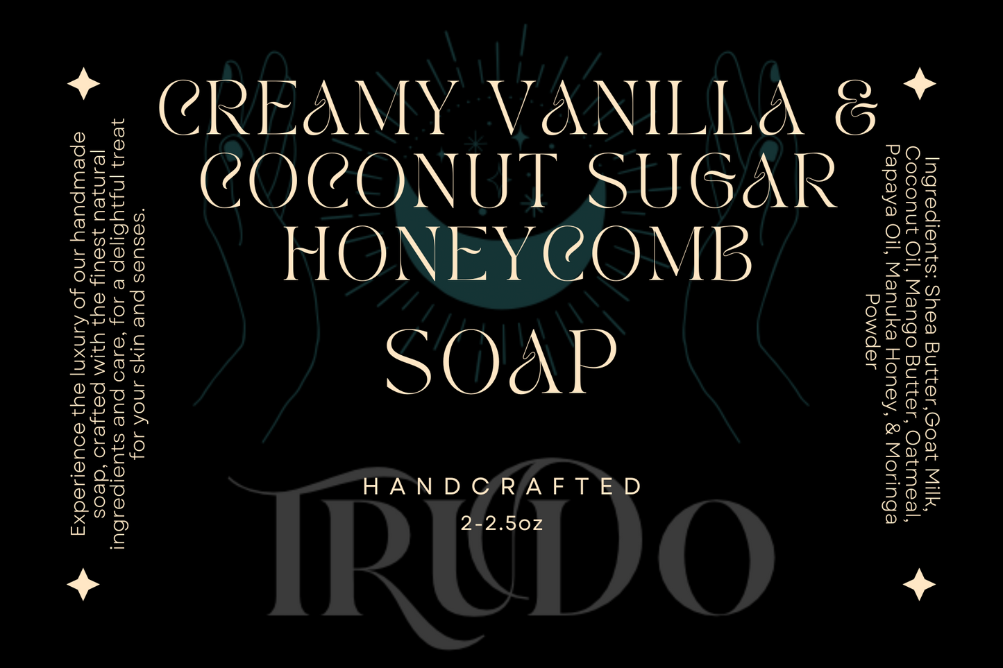 Creamy Vanilla & Coconut Sugar Honeycomb Soap (2 PACK)
